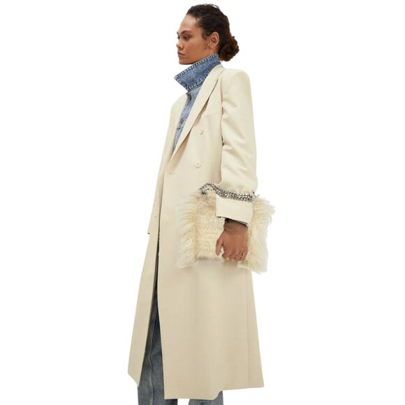 STELLA McCARTNEY Falabella Mini Faux Fur Tote Bag - Picture 2 of 16